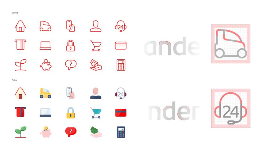 西班牙Santander銀行LOGO設(shè)計，改善用戶體驗是王道-3